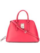 Furla - Trapeze Tote - Women - Leather - One Size, Pink/purple, Leather