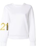 No21 Branded Sweatshirt - White