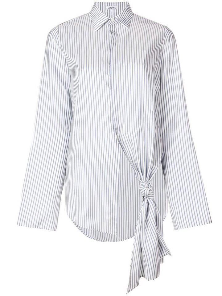 Loewe Single Knot-detail Shirt - White