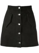 Aje Buttoned A-line Skirt - Black