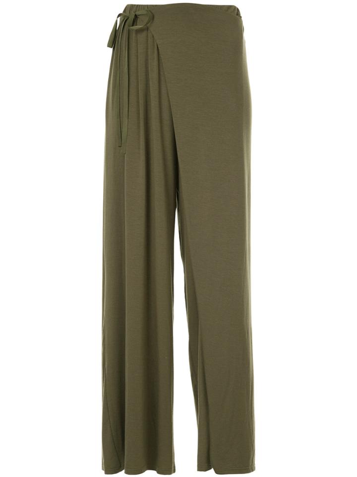 Aula High Waist Trousers - Green
