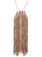 Caravana Bulkabal Fringed Dress - Neutrals