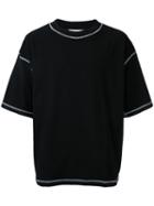 Monkey Time - Exposed Seam T-shirt - Men - Cotton - S, Black, Cotton