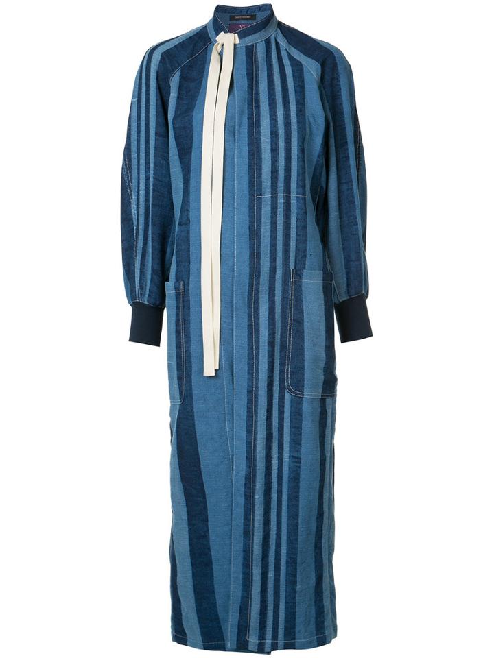 Y's - Printed Medical Coat - Women - Cotton/polyethylene - 1, Blue, Cotton/polyethylene