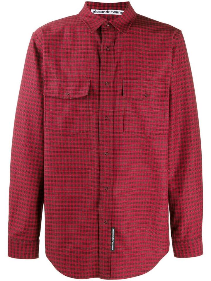 Alexander Wang Checked Shirt - Red