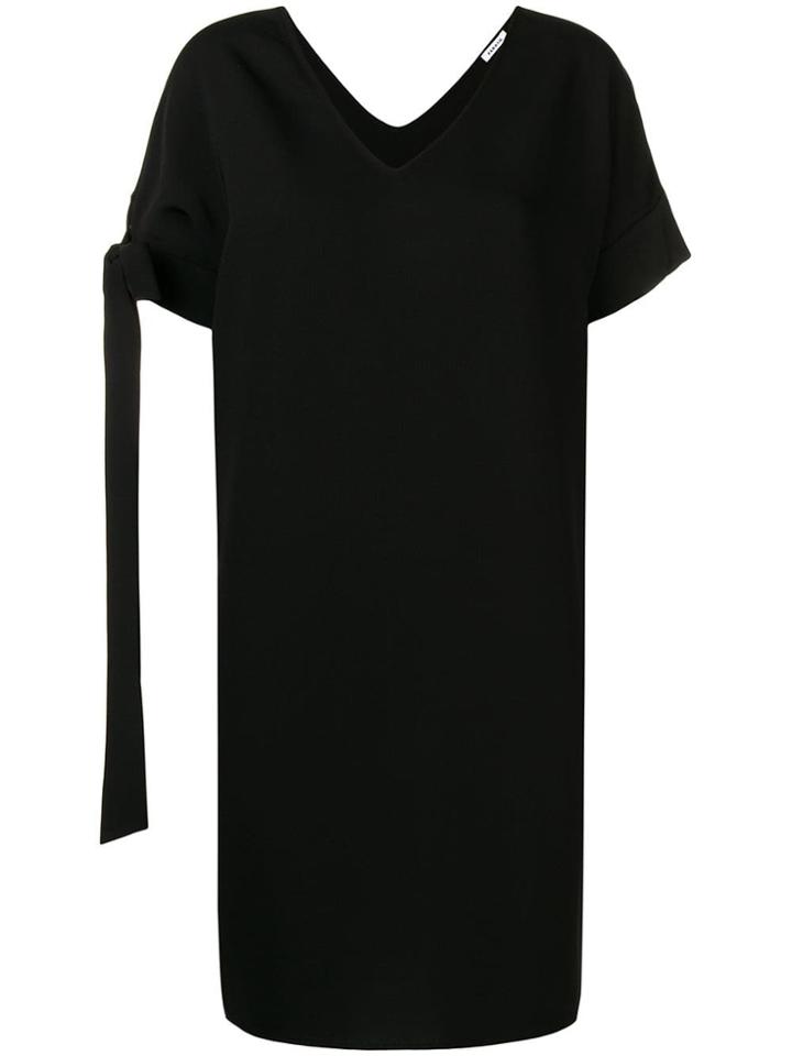P.a.r.o.s.h. Side Bow Detail Dress - Black