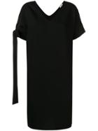 P.a.r.o.s.h. Side Bow Detail Dress - Black