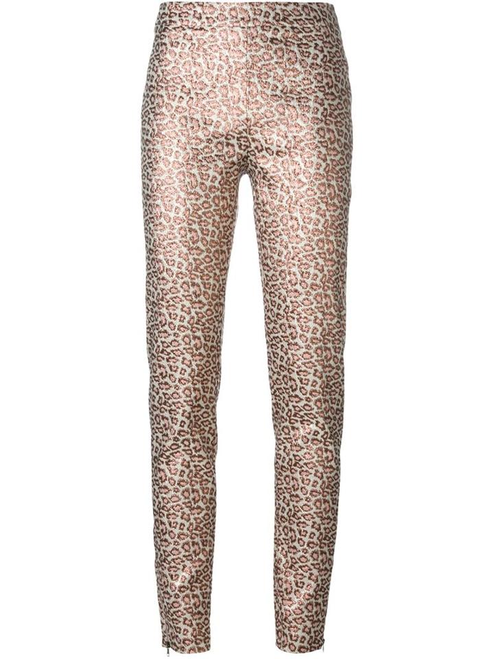 Giamba Leopard Jacquard Trousers