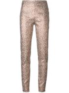 Giamba Leopard Jacquard Trousers