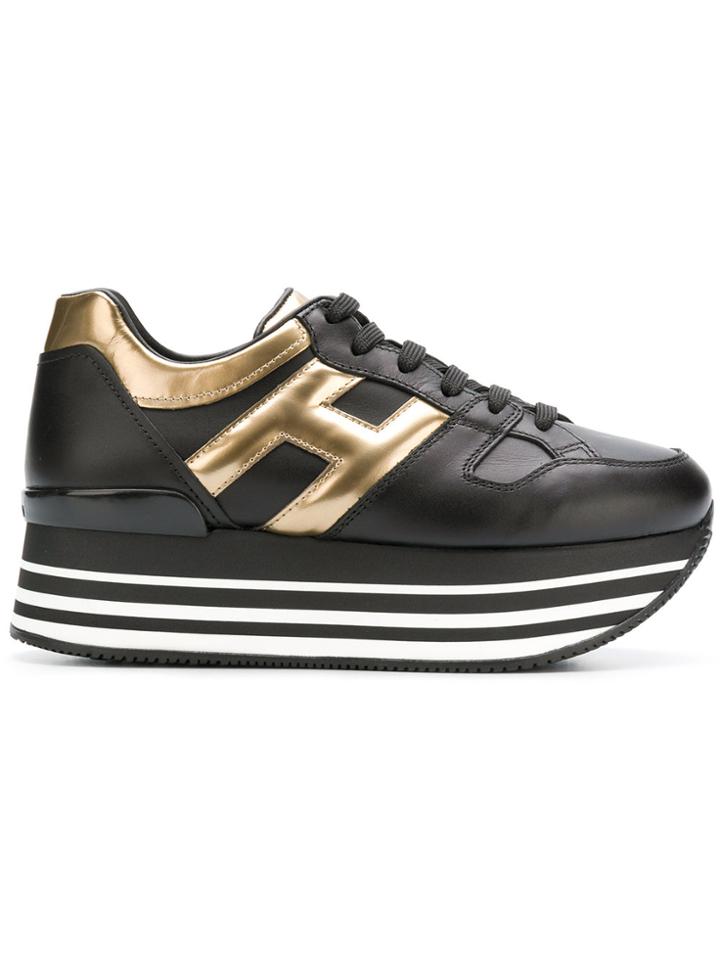 Hogan Flatform Sneakers - Black