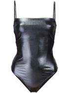 Fleur Du Mal - Straight Neck One Piece - Women - Polyamide/spandex/elastane - M, Grey, Polyamide/spandex/elastane