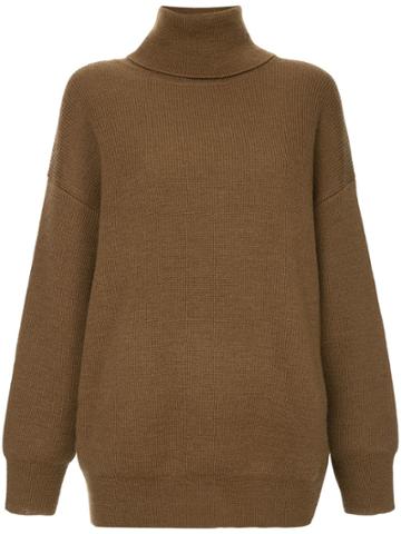 H Beauty & Youth Turtleneck Sweater - Brown
