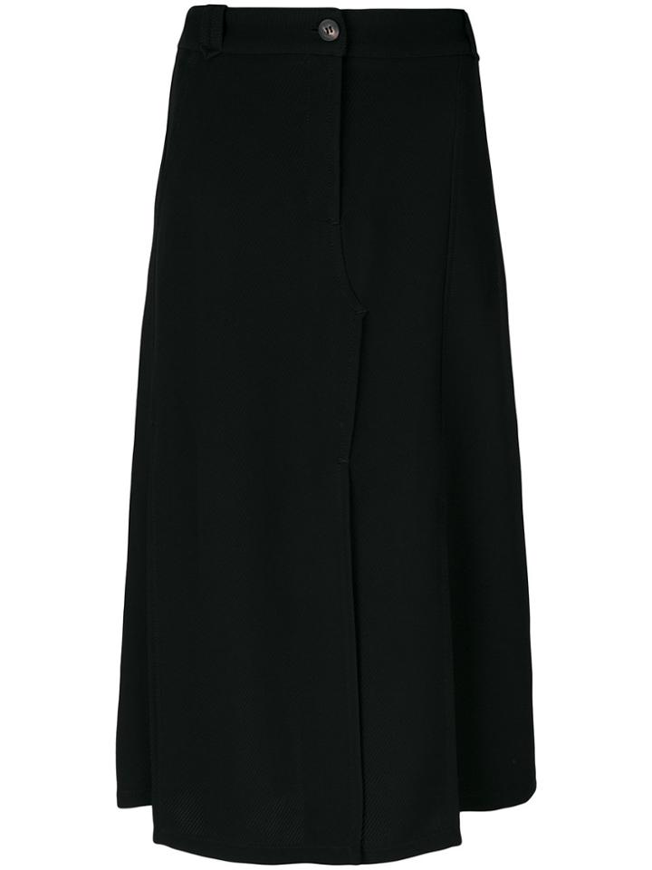 Mcq Alexander Mcqueen Decon Midi Skirt - Black