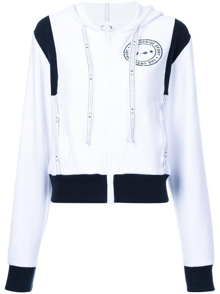 The Upside Love, Ace & Tennis Hoodie - White