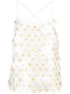 Rosie Assoulin Daisy Overlay Cami - White