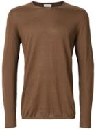 Laneus Long Sleeved Sweatshirt - Brown