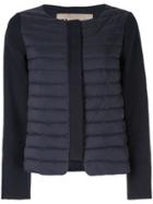 Herno Panelled Puffer Jacket - Blue