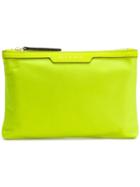 Anya Hindmarch Loose Pocket Bits & Bobs In Neon Yellow Nylon With
