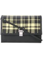 Proenza Schouler Lunch Bag-plaid Woven - Black