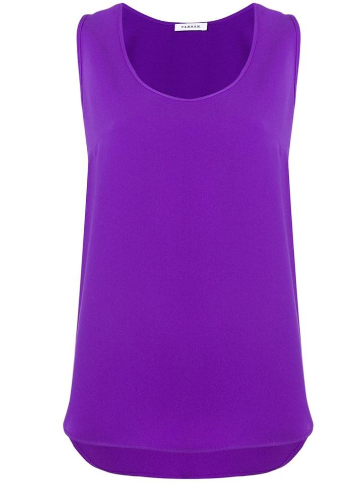 P.a.r.o.s.h. Scoop Neck Blouse - Purple