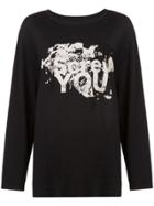 Yohji Yamamoto Screw You Sweatshirt - Black
