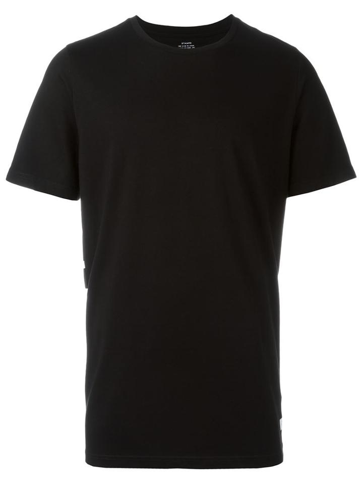 Stampd Back Print T-shirt, Men's, Size: M, Black, Cotton