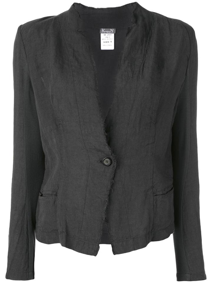 Kristensen Du Nord Distressed Blazer - Grey