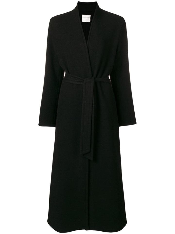 Forte Forte Belted Coat - Black
