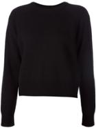 T By Alexander Wang Crew Neck Sweater - Black