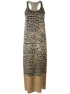 Uma Wang - Contrast Shift Dress - Women - Cupro - S, Black, Cupro