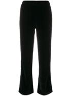Ermanno Scervino High-waist Cropped Trousers - Black