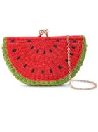 Serpui Watermelon Clutch Bag - Red