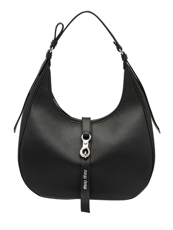 Miu Miu Hobo Shoulder Bag - Black