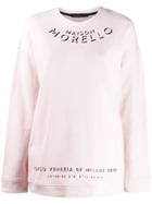 Frankie Morello Brand Stamp Sweater - Pink