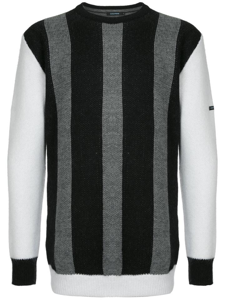 Guild Prime Striped Sleeveless Sweater - Black