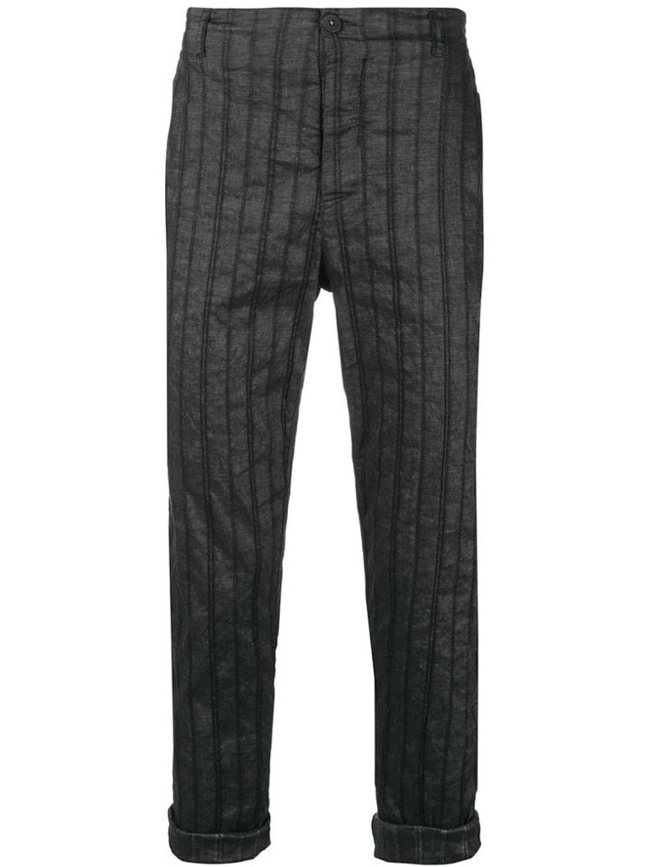 Transit Striped Trousers - Black