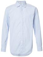 Engineered Garments Longsleeve Clpinstripe Shirt, Men's, Size: Xl, Blue, Cotton