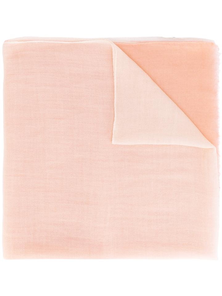 Agnona - Degradé Scarf - Women - Polyester/cashmere - One Size, Nude/neutrals, Polyester/cashmere