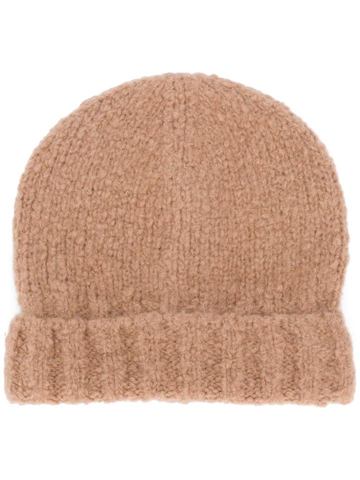 Brunello Cucinelli Knit Beanie Hat - Neutrals