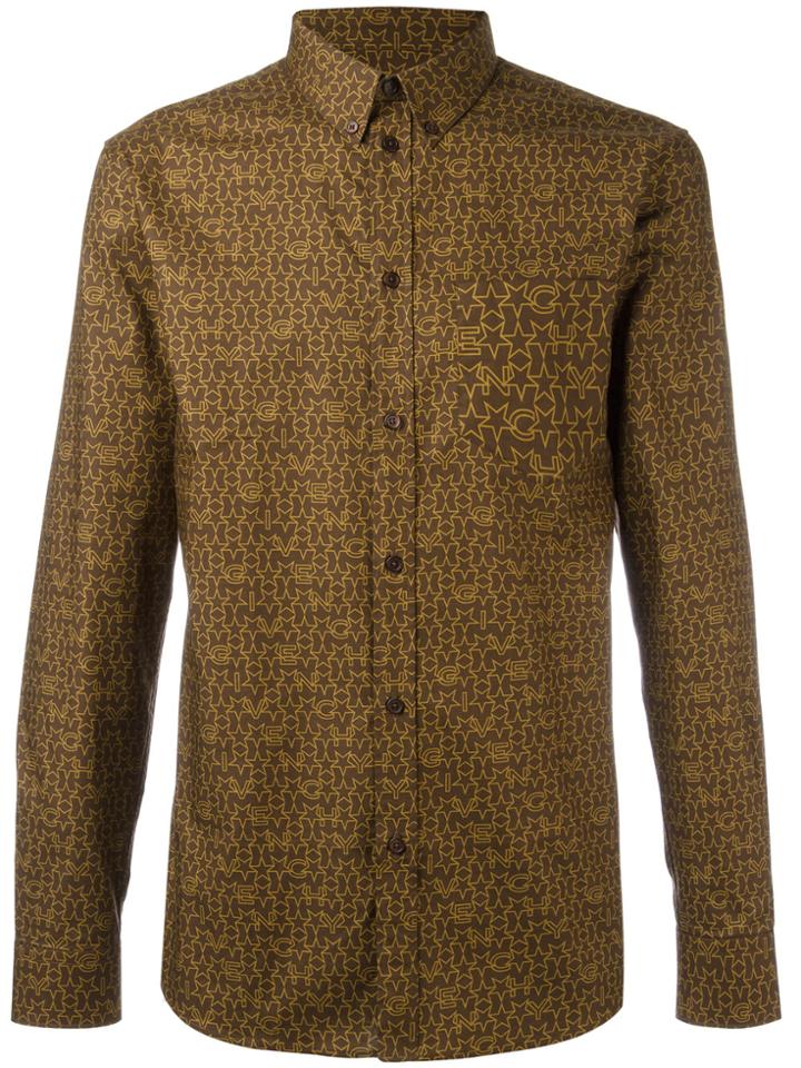 E. Tautz Banded Collar Shirt - Green