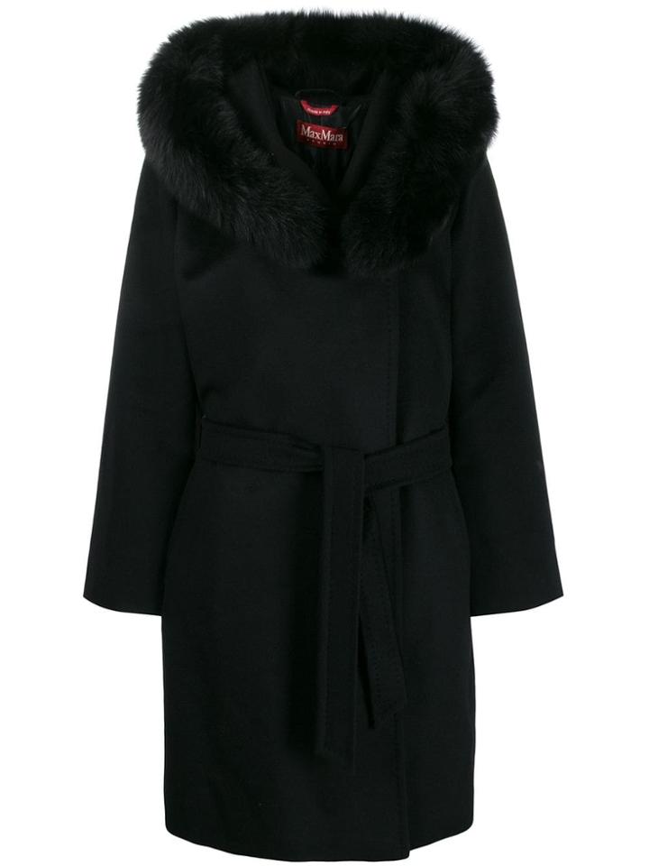 Max Mara Studio Mango Coat - Black