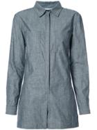 Oscar De La Renta Shirt-style Playsuit - Blue