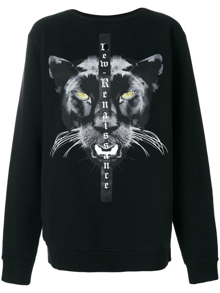 Marcelo Burlon County Of Milan Panther Sweatshirt - Black