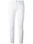 Victoria Victoria Beckham Skinny Jeans, Women's, Size: 26, White, Cotton/spandex/elastane