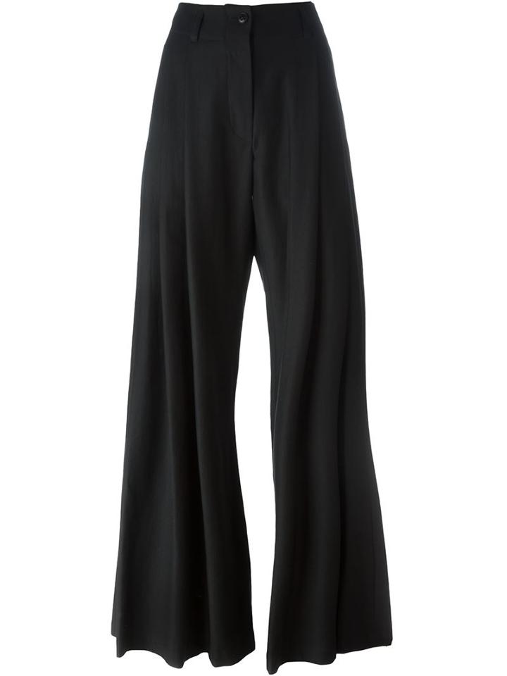 Ann Demeulemeester Icon High Waist Palazzo Pants