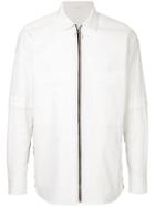 Education From Youngmachines Fitted Zipped Shirt - White