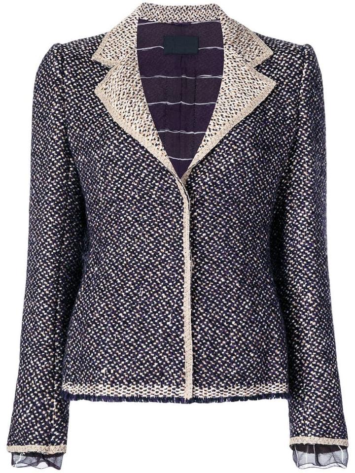 Prada Pre-owned Tweed Jacket - Purple