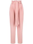Roberto Collina Belted High Waisted Trousers - Pink
