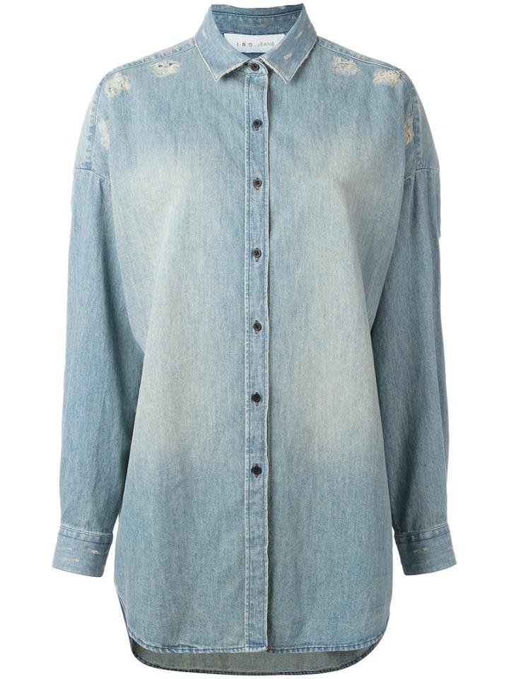 Iro Denim Shirt, Women's, Size: 36, Blue, Cotton