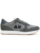 Sun 68 Panelled Sneakers - Grey